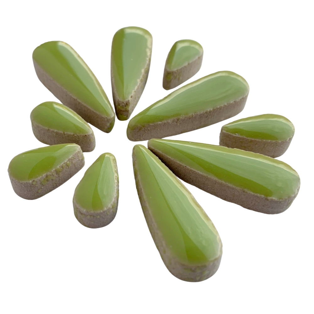 Gouttes de Céramiques  Kiwi