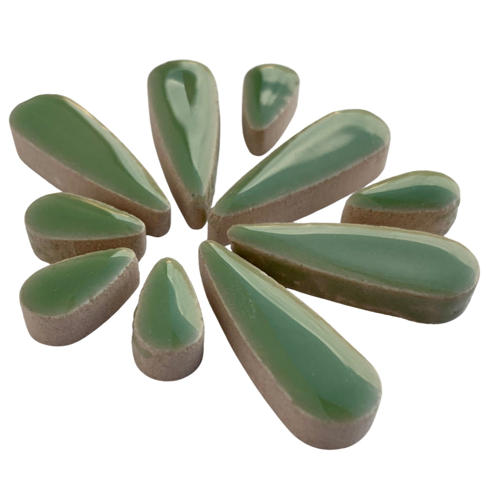 Gouttes de Céramiques  Jade