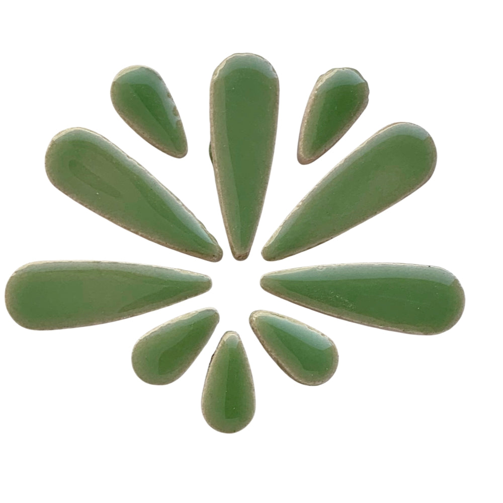 Gouttes de Céramiques  Jade