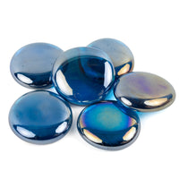 Billes de Verre XL 30-36mm Turquoise Diamant