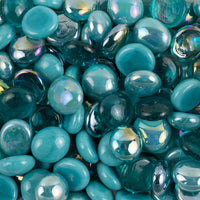 Gemas de Vidrio 16-20mm Cian Mix