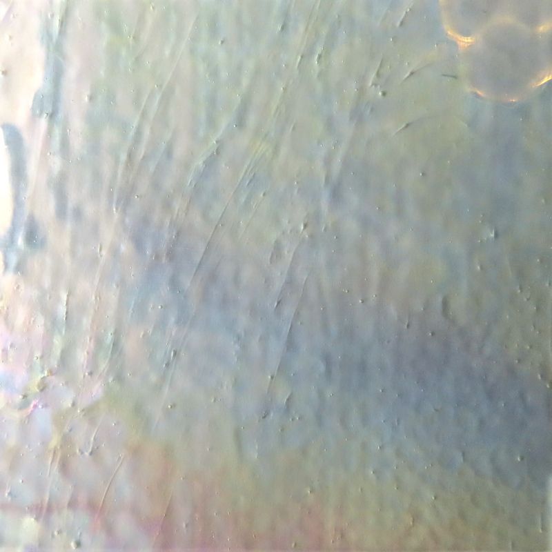 Plaque de Verre Transparent Iridescent