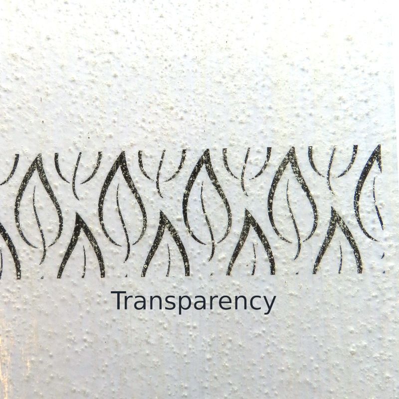 Plaque de Verre Transparent Super Grumeleuse