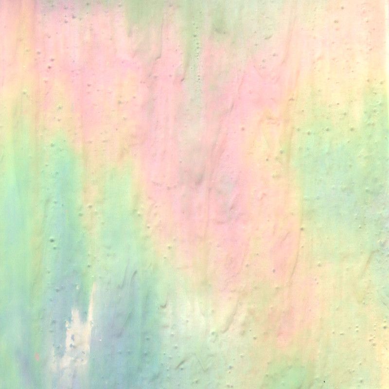 Plaque de Verre Blanc Iridescent Vaporeux