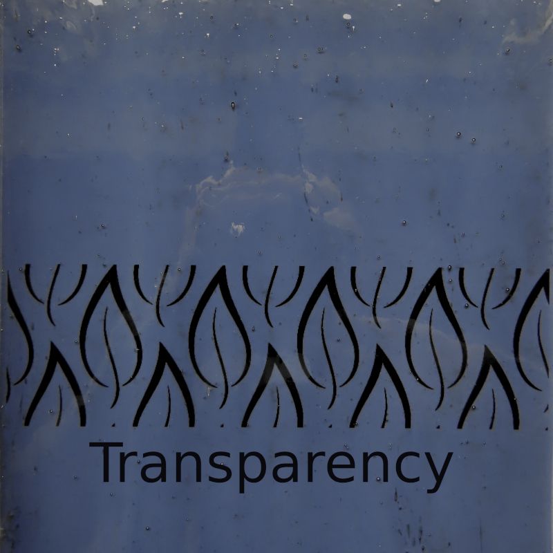 Plaque de Verre Gris Profond