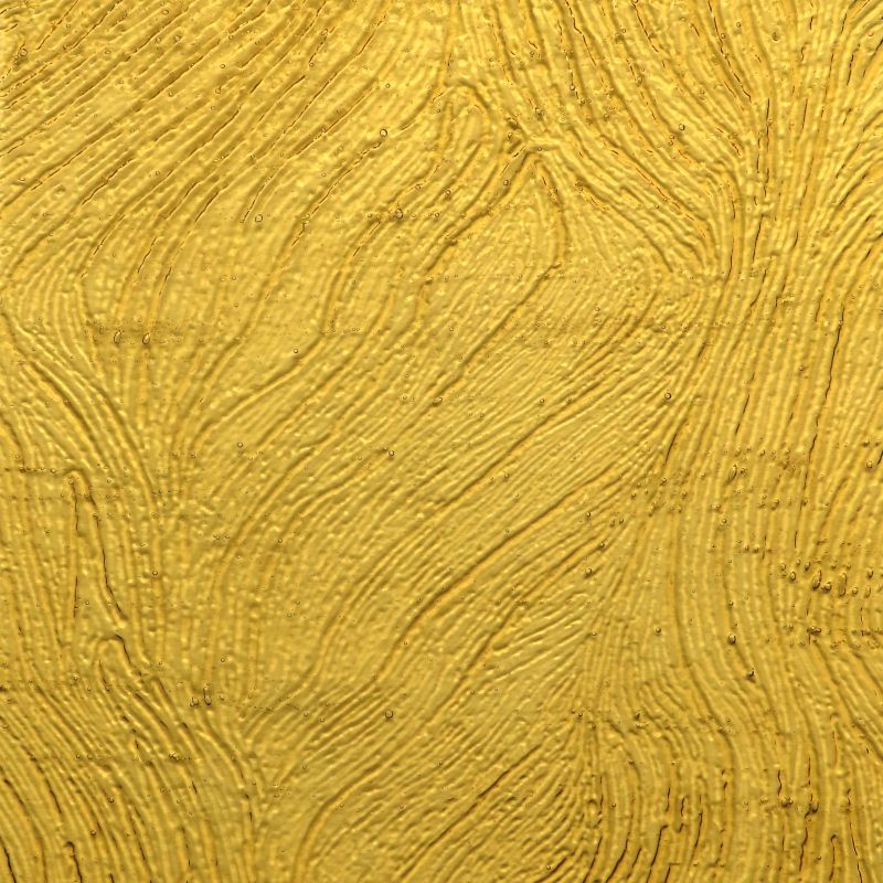 Glass Plate Pale Amber Ripple