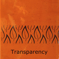 Plaque de Verre Ambre Profond