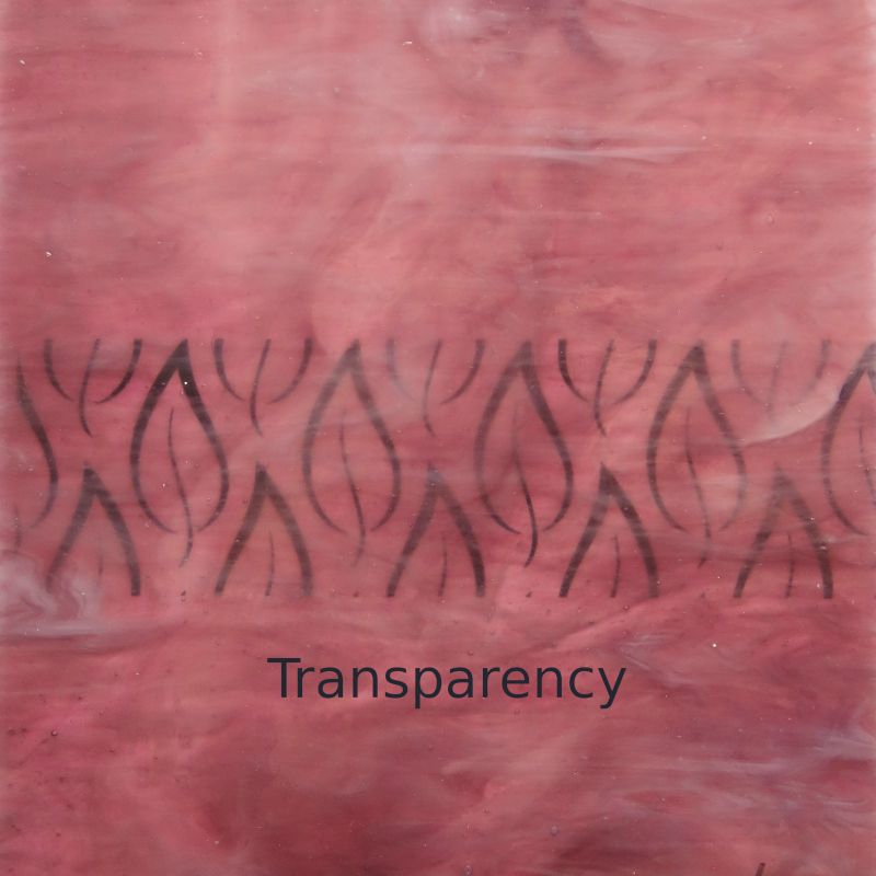 Plaque de Verre Violet Pâle Strié