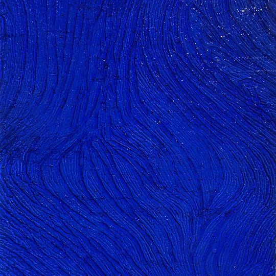 Plaque de Verre Cobalt Ondulé