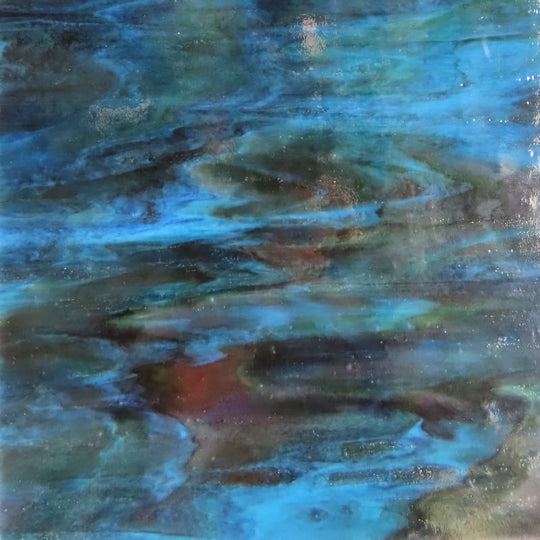 Plaque de Verre Indigo Arc-en-Ciel