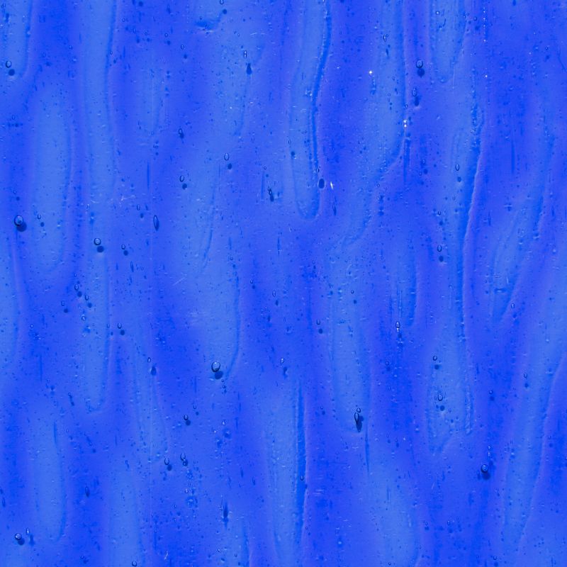 Plaque de Verre Bleu Vagues Douces