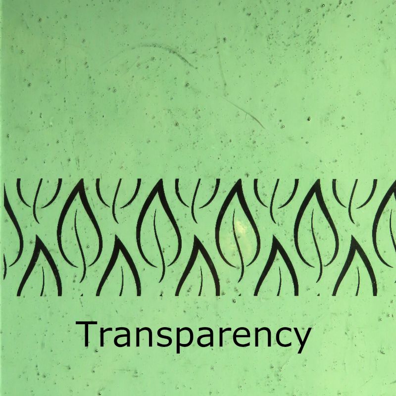 Glass Plate Tinted Green