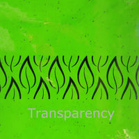 Plaque de Verre Citron Vert Profond