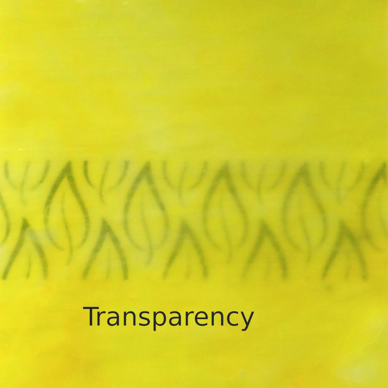 Lastra di vetro Nuvola Gialla