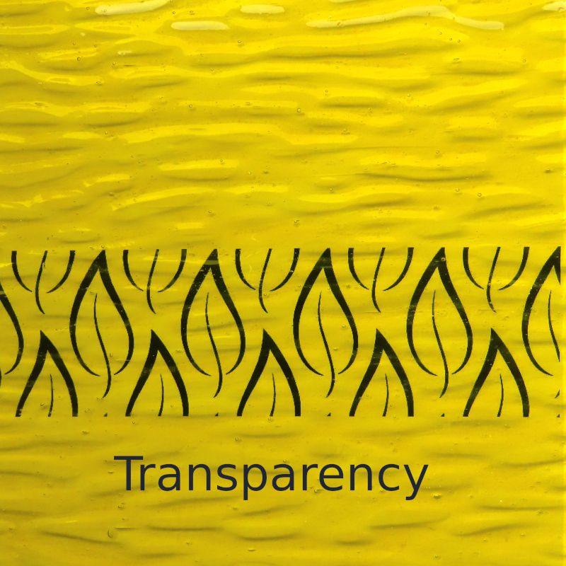 Glasplatte Kanarienvogel Sanfte Wellen