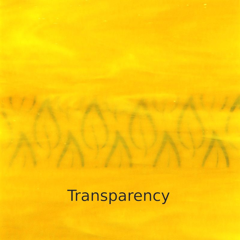 Glasplatte Primelgelb