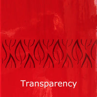 Glass Plate Scarlet