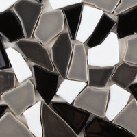 Keramik Mosaik Puzzle Weiß