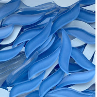 Pétale Ondulé Bleu Ciel