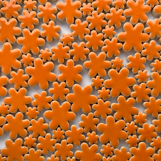 Charms Blumen Orange