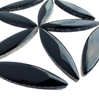 Mosaiksteinen Ellipse Schwarz