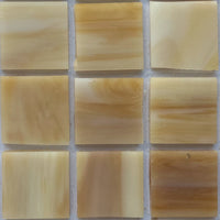 Glasmosaik Tiffany-Glas 20mm  Caramel