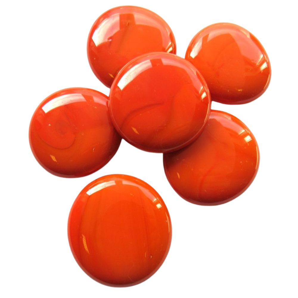Glass Nuggets XL 30-36mm Orange