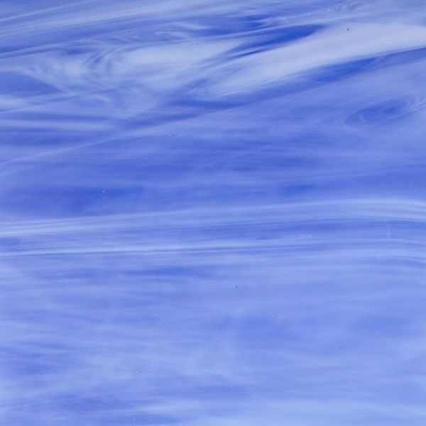 Plaque de Verre Demi Bleu