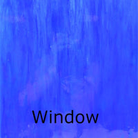 Plaque de Verre Bleu Intense Iridescent