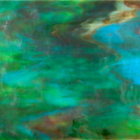 Plaque de Verre aigue-marine