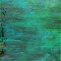 Plaque de Verre aigue-marine