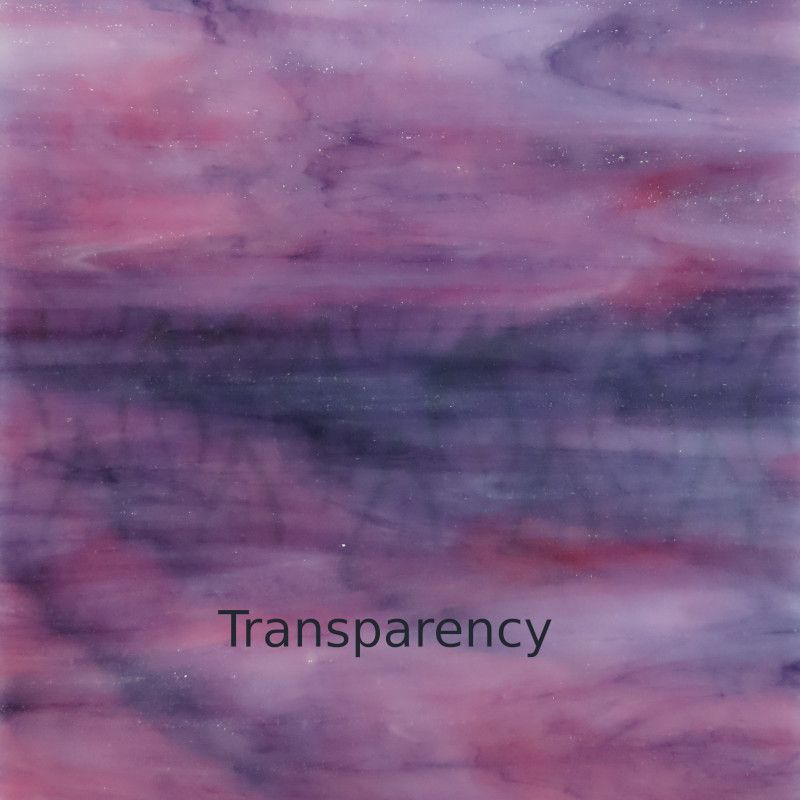 Glass Plate Violet Magenta Wispy