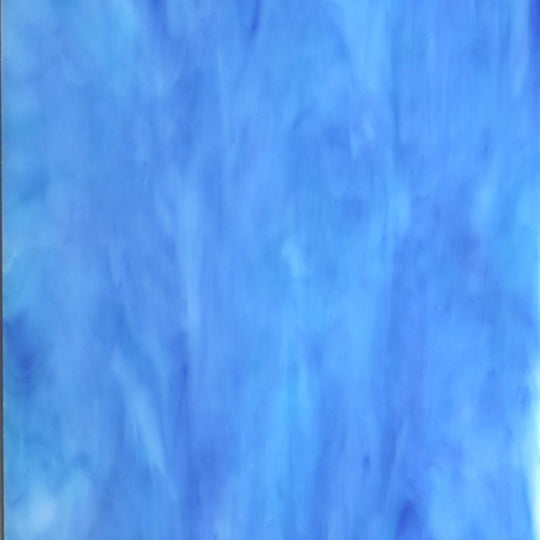 Plaque de Verre Bleu Doux Opale