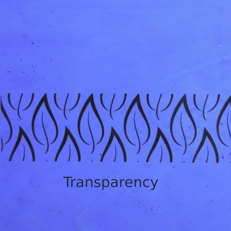 Glass Plate Sky Blue