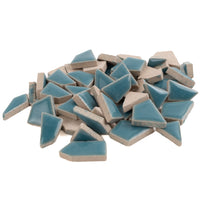 Mini Keramik-Puzzles Phthalogrün