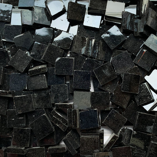 Glacier Tiffany Glass Mosaic 10mm Slate