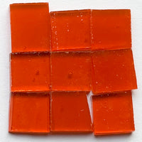 Detailansicht von Tiffany Glacier Orange mit neun Glasplättchen