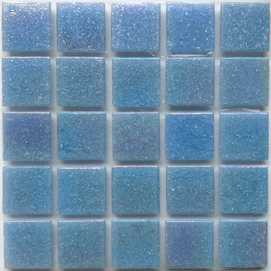 Mosaico di vetro iridescente 20mm blu notte