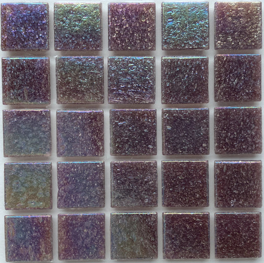 Mosaico di vetro iridescente 20mm Mangostano