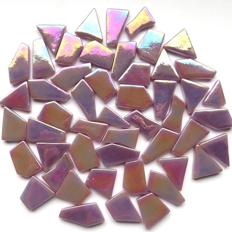 Ottoman Puzzle Irisé Lilas