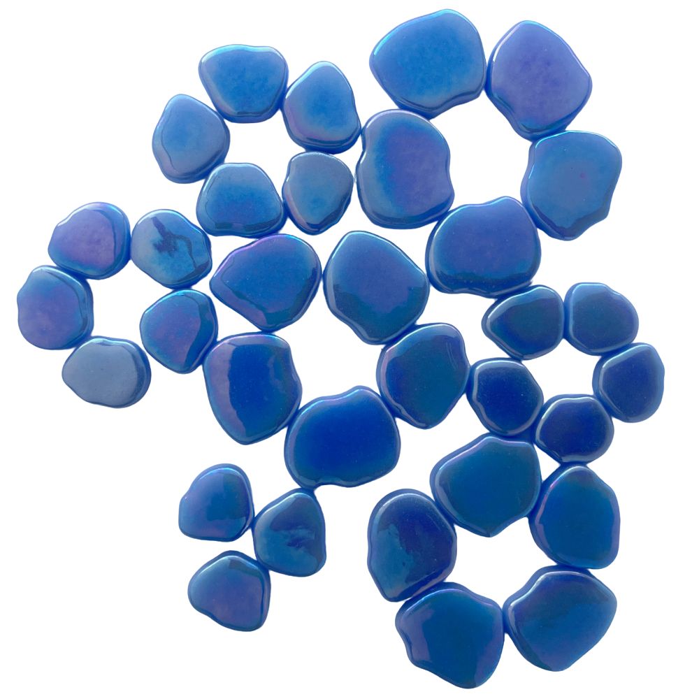 Fleur de Sakura Perlé Bleu Clair