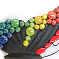 Papillon arc-en-ciel 24cm
