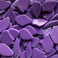 Verre Mosaique - glass mosaic -Glasmosaik-glasmozaïek-Bloemblaadjes Glas Donkerpaars - mosaicshop