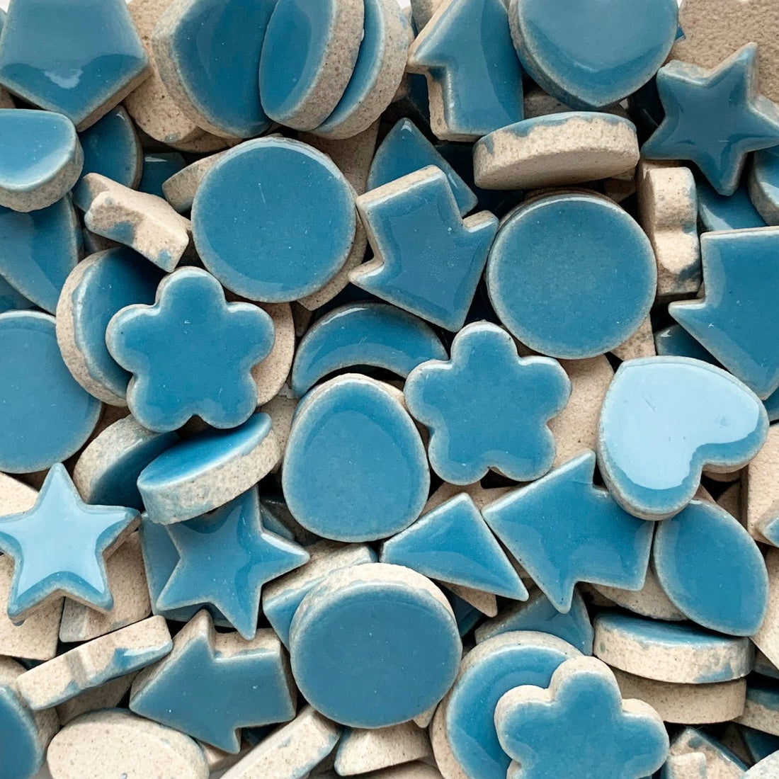 Verre Mosaique - glass mosaic -Glasmosaik-glasmozaïek-Charms Blauw - mosaicshop