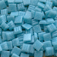 Verre Mosaique - glass mosaic -Glasmosaik-glasmozaïek-Glasmozaiek 10mm Cyaan - mosaicshop