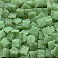 Verre Mosaique - glass mosaic -Glasmosaik-glasmozaïek-Glasmozaiek 10mm Lentegroen - mosaicshop