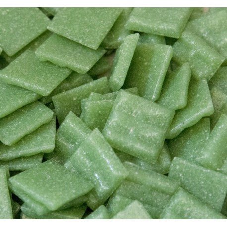 Verre Mosaique - glass mosaic -Glasmosaik-glasmozaïek-Glasmozaiek 20mm Lentegroen - mosaicshop