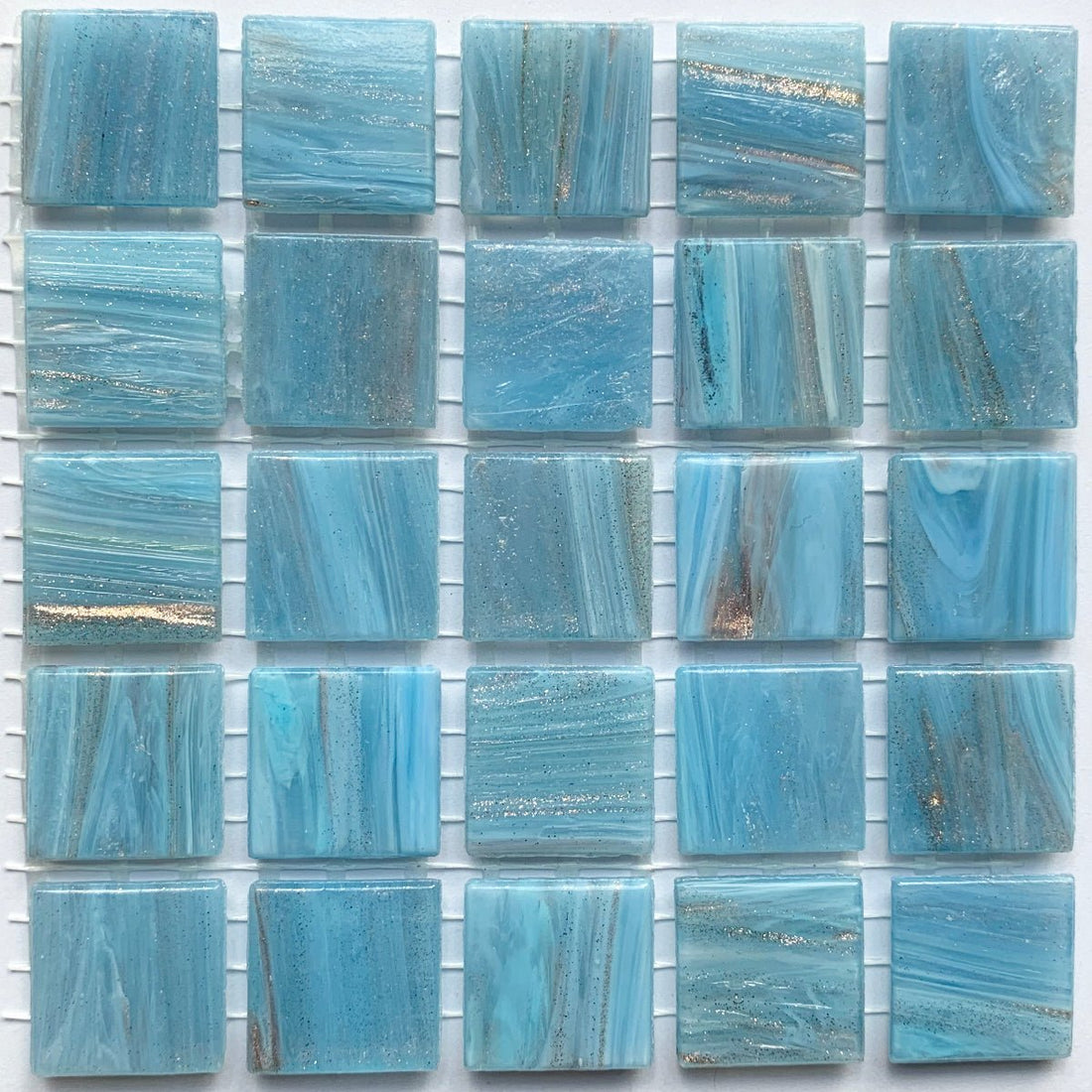 Verre Mosaique - glass mosaic -Glasmosaik-glasmozaïek-Glasmozaiek met Goud Dooradert 20mm Gouden Wolk - mosaicshop