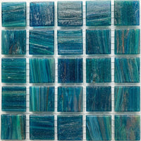 Verre Mosaique - glass mosaic -Glasmosaik-glasmozaïek-Glasmozaiek met Goud Dooradert 20mm Paradijs - mosaicshop