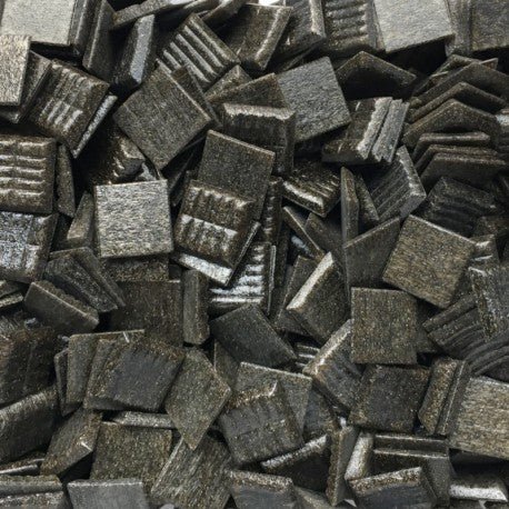 Verre Mosaique - glass mosaic -Glasmosaik-glasmozaïek-Glasmozaiek Murano 20mm Antraciet - mosaicshop